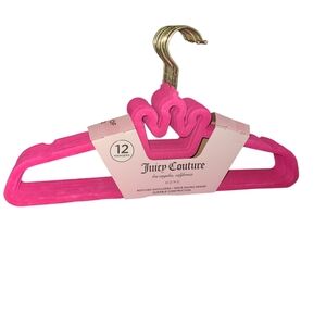 Juicy Couture Hot Pink Velvet Hangers